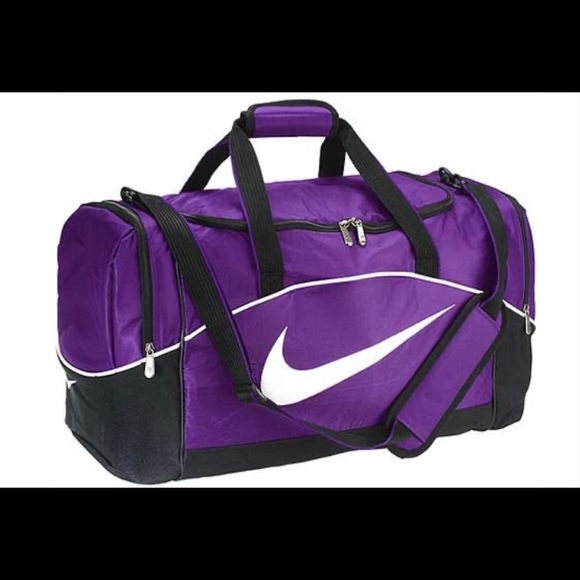 purple nike duffle bag